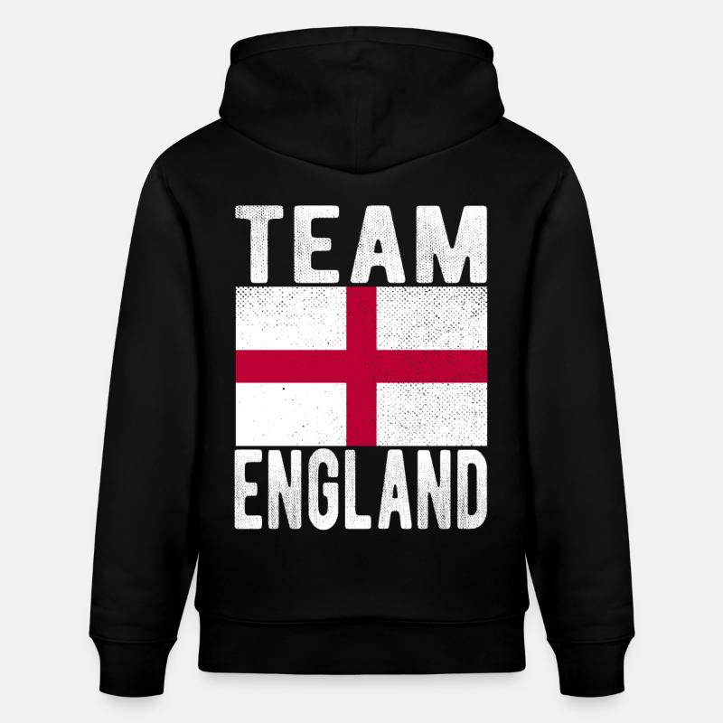 Drapeau de l’Angleterre - Sweat à capuche bio CRUISER Stanley/Stella Unisexe - noir