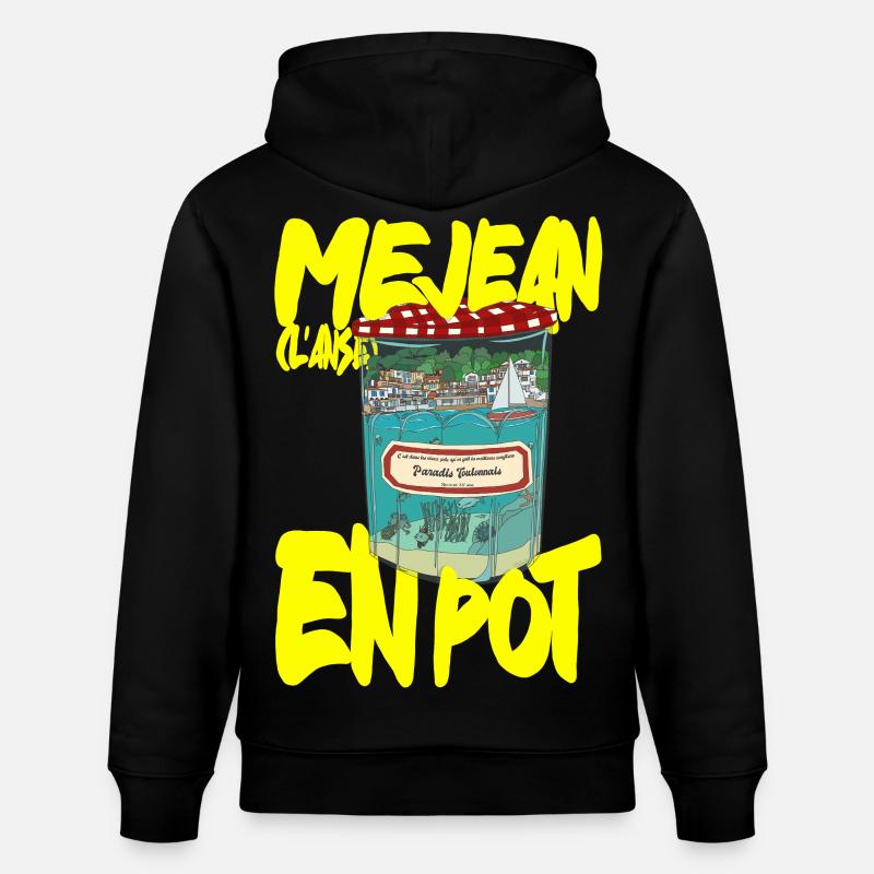 L'Anse Méjean en Pot - Sweat à capuche bio CRUISER Stanley/Stella Unisexe - noir