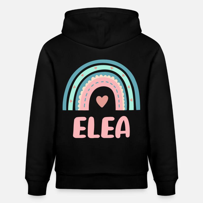 Elea Nom Rainbow Baby - Sweat à capuche bio CRUISER Stanley/Stella Unisexe - noir