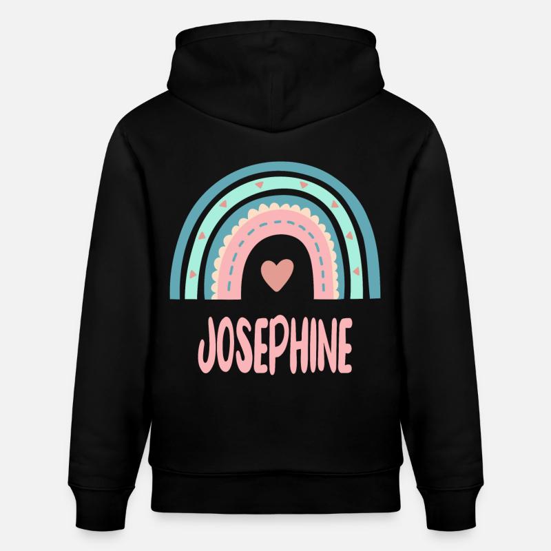 Joséphine Nom Rainbow Baby - Sweat à capuche bio CRUISER Stanley/Stella Unisexe - noir