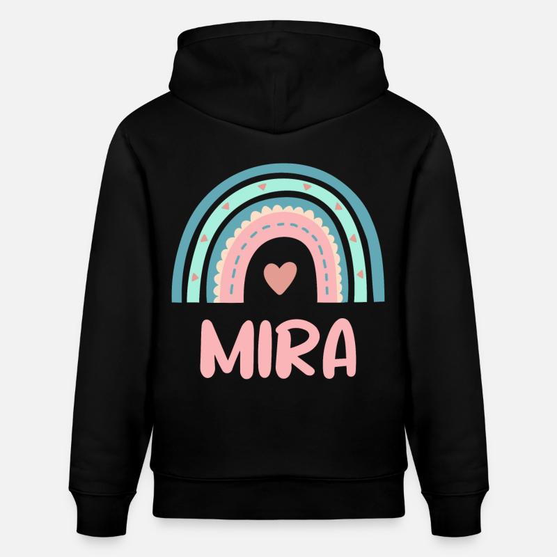 Mira Nom Rainbow Baby - Sweat à capuche bio CRUISER Stanley/Stella Unisexe - noir