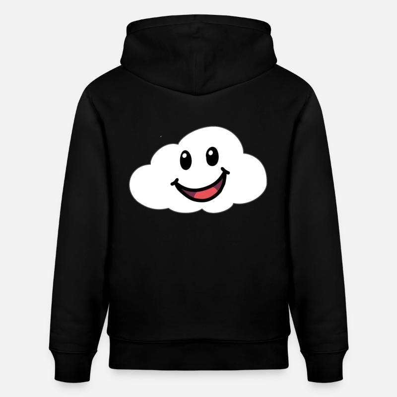 Émotions Sentiments Amical Nuage Ciel - Sweat à capuche bio CRUISER Stanley/Stella Unisexe - noir