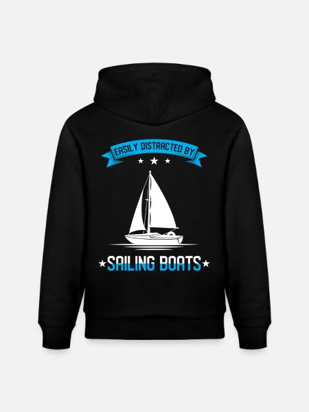 Sailing Sailor Gift - Stanley/Stella CRUISER Unisex Organic Hoodie - black