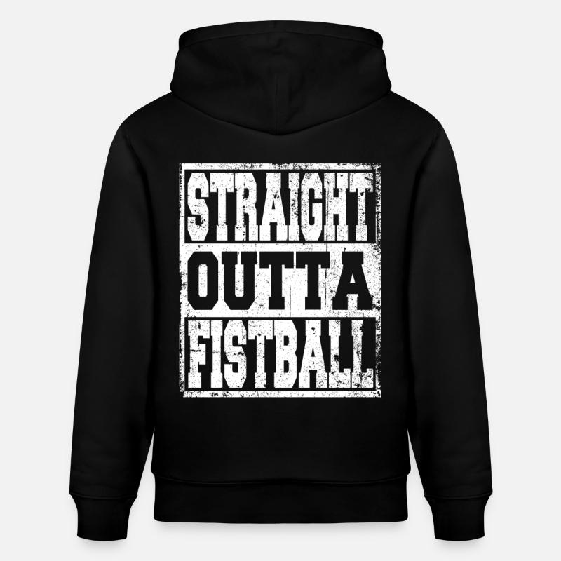 Fistball disant drôle - Sweat à capuche bio CRUISER Stanley/Stella Unisexe - noir