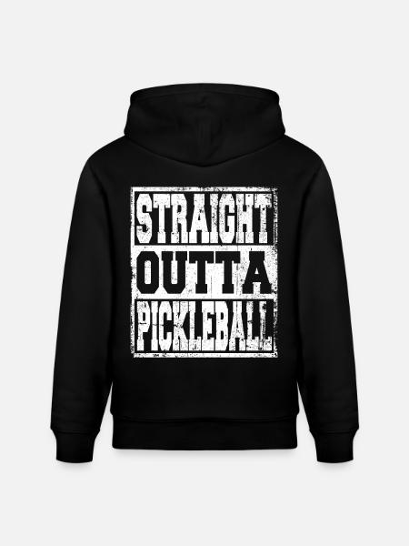 Pickleball saying funny - Stanley/Stella CRUISER Unisex Organic Hoodie - black