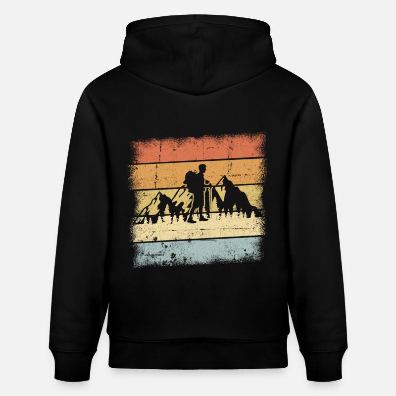 Tenue de randonnée - Sweat à capuche bio CRUISER Stanley/Stella Unisexe - noir