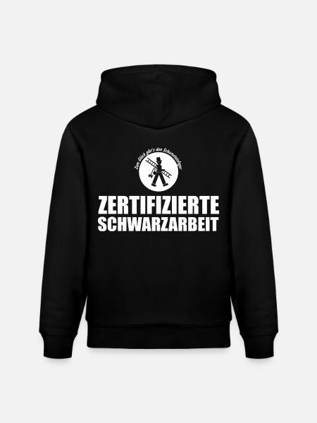 Certified moonlighting - Stanley/Stella CRUISER Unisex Organic Hoodie - black