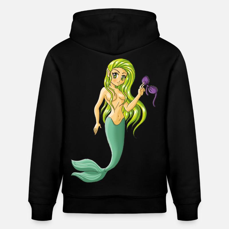 Sirène - sirène - Sweat à capuche bio CRUISER Stanley/Stella Unisexe - noir