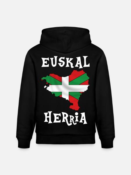 euskal herria design 108 - Stanley/Stella CRUISER Unisex Organic Hoodie - black