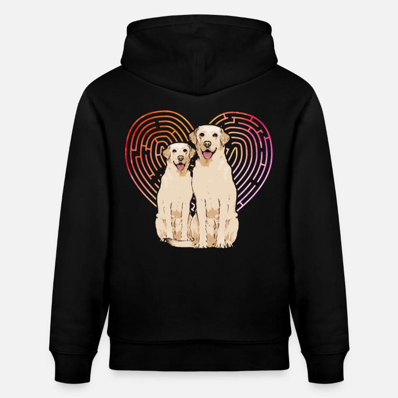 Labrador - Sweat à capuche bio CRUISER Stanley/Stella Unisexe - noir