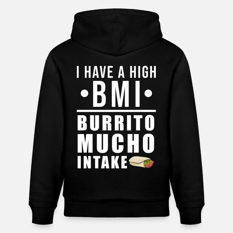 Burrito - Sweat à capuche bio CRUISER Stanley/Stella Unisexe - noir