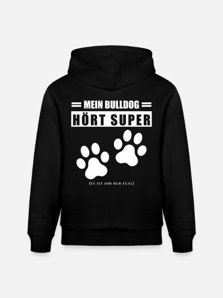 Bulldog - Stanley/Stella Unisex Bio-Hoodie CRUISER - Schwarz