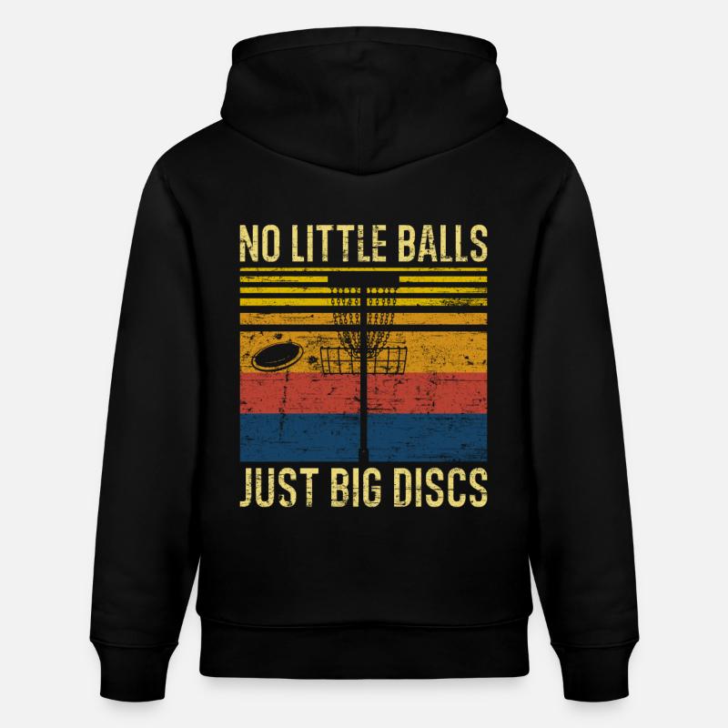 Disc Golf Retro - Sweat à capuche bio CRUISER Stanley/Stella Unisexe - noir