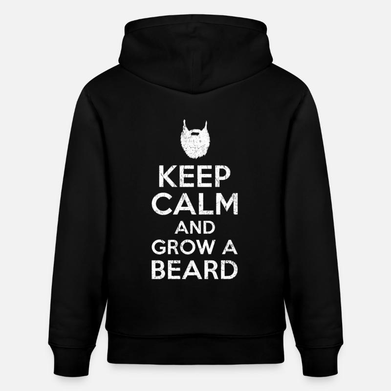 Keep calm Bart - Sweat à capuche bio CRUISER Stanley/Stella Unisexe - noir