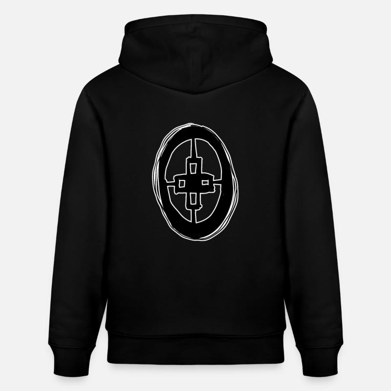 Egypte Ancienne Symbol Intelligence - Sweat à capuche bio CRUISER Stanley/Stella Unisexe - noir
