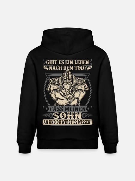 Mein Sohn - Stanley/Stella Unisex Bio-Hoodie CRUISER - Schwarz
