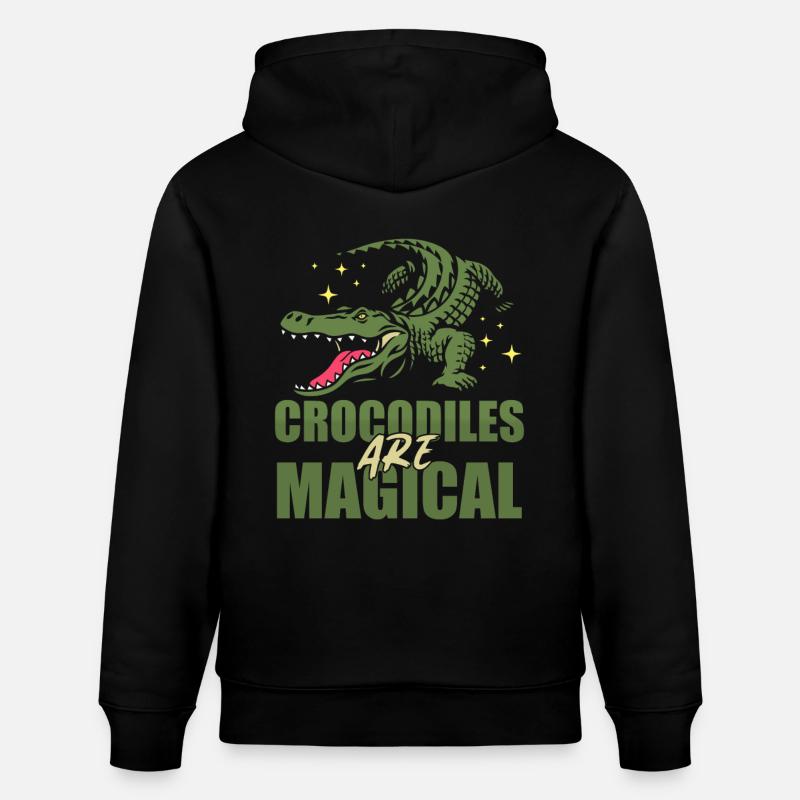 Crocodile - Sweat à capuche bio CRUISER Stanley/Stella Unisexe - noir