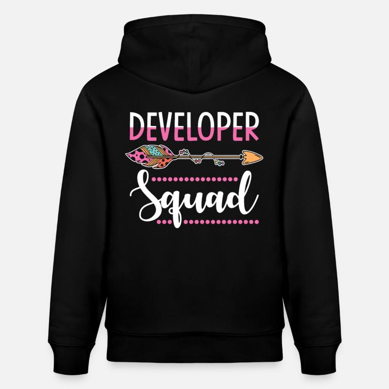 Équipe de femmes développeurs - Sweat à capuche bio CRUISER Stanley/Stella Unisexe - noir