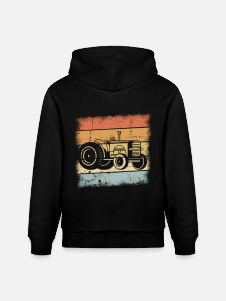 Traktor - Stanley/Stella Unisex Bio-Hoodie CRUISER - Schwarz
