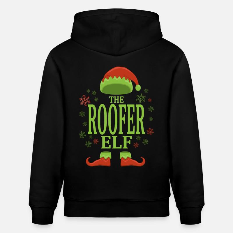 Couvreur Elfe de Noël - Sweat à capuche bio CRUISER Stanley/Stella Unisexe - noir