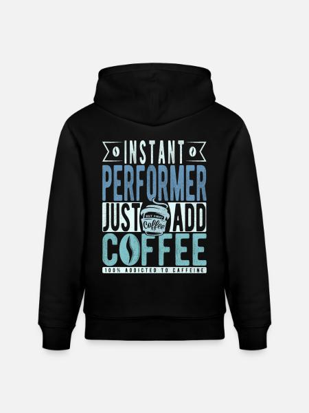 Artist Coffee Saying - Stanley/Stella CRUISER Unisex Organic Hoodie - black