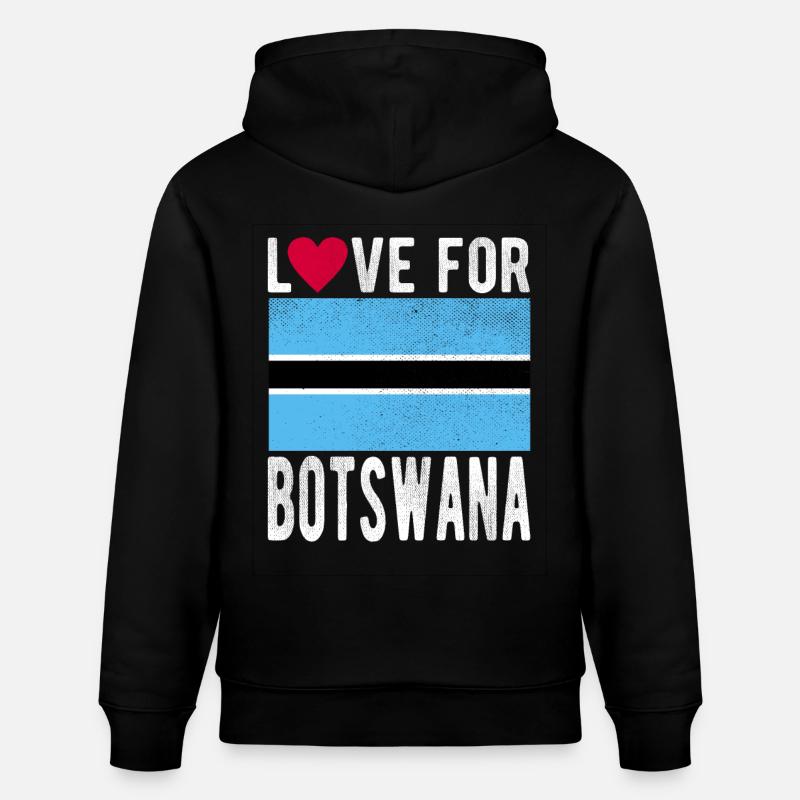 Botswana Souvenir - Sweat à capuche bio CRUISER Stanley/Stella Unisexe - noir
