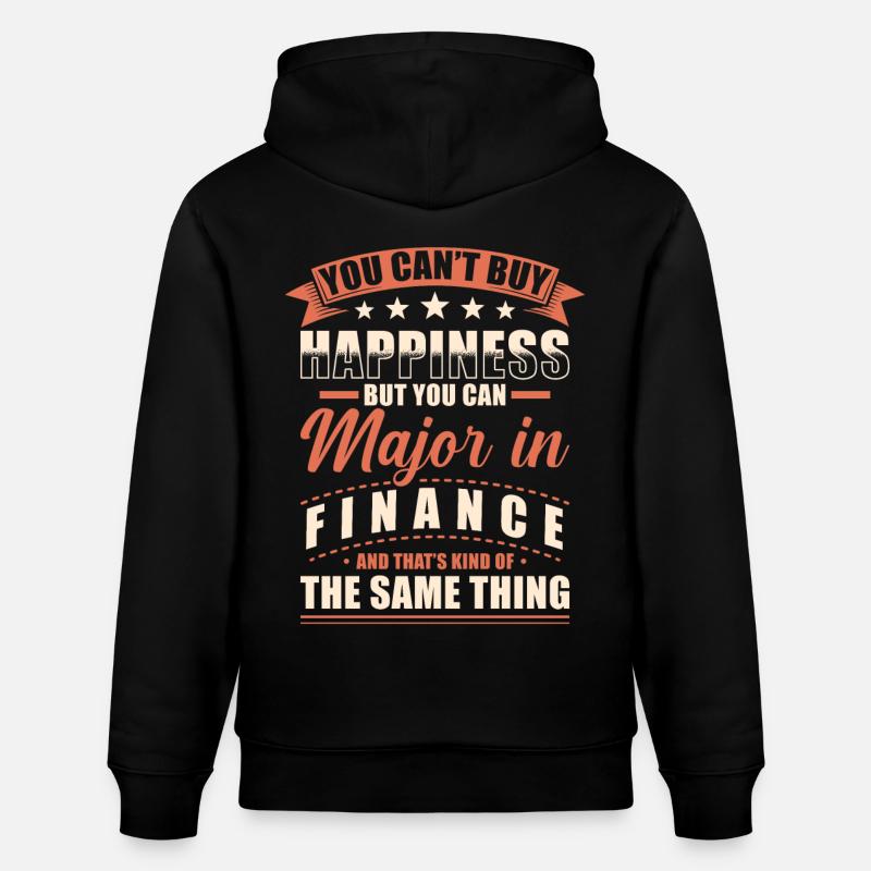 Diplôme en finances publiques - Sweat à capuche bio CRUISER Stanley/Stella Unisexe - noir