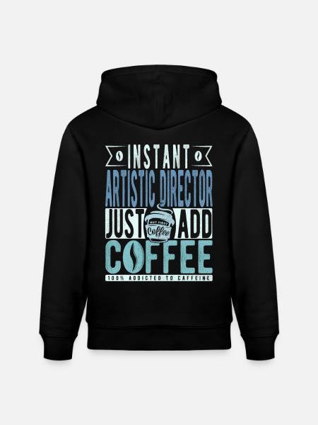 Buchalter coffee saying - Stanley/Stella CRUISER Unisex Organic Hoodie - black