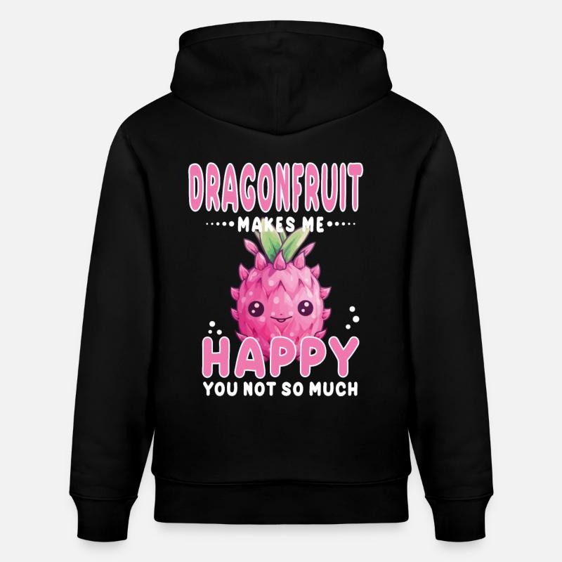 Dragon Fruit Kawaii - Sweat à capuche bio CRUISER Stanley/Stella Unisexe - noir