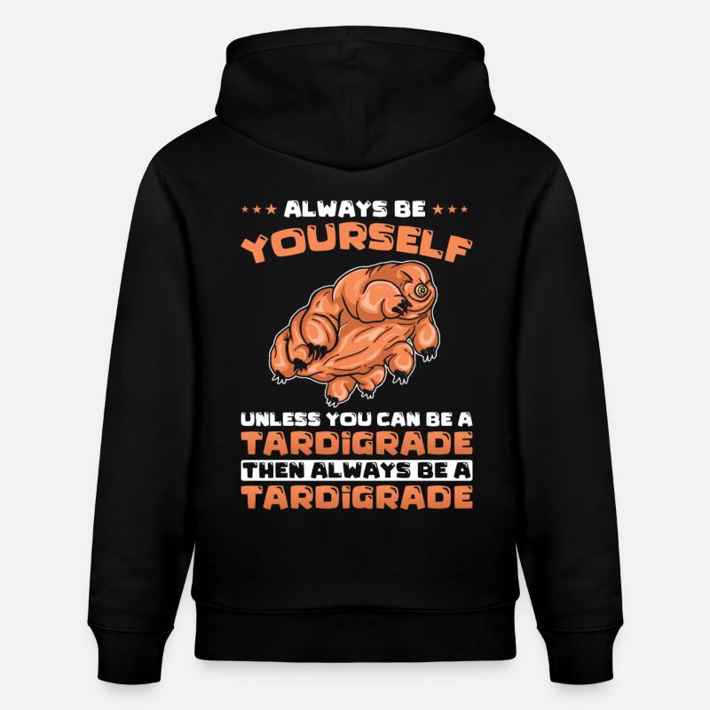 Bärtierchen Lustiger Spruch - Stanley/Stella Unisex Bio-Hoodie CRUISER  - Schwarz