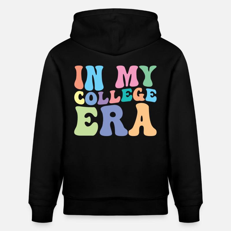 Hochschule Retro Groovy Student - Stanley/Stella Unisex Bio-Hoodie CRUISER  - Schwarz