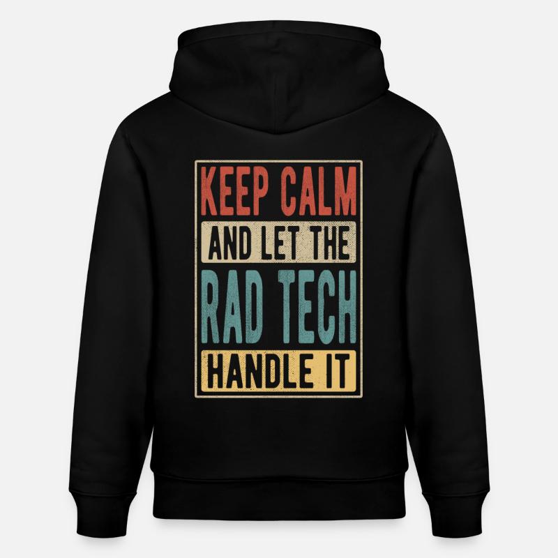 Rad Tech Retro Geschenk - Stanley/Stella Unisex Bio-Hoodie CRUISER  - Schwarz