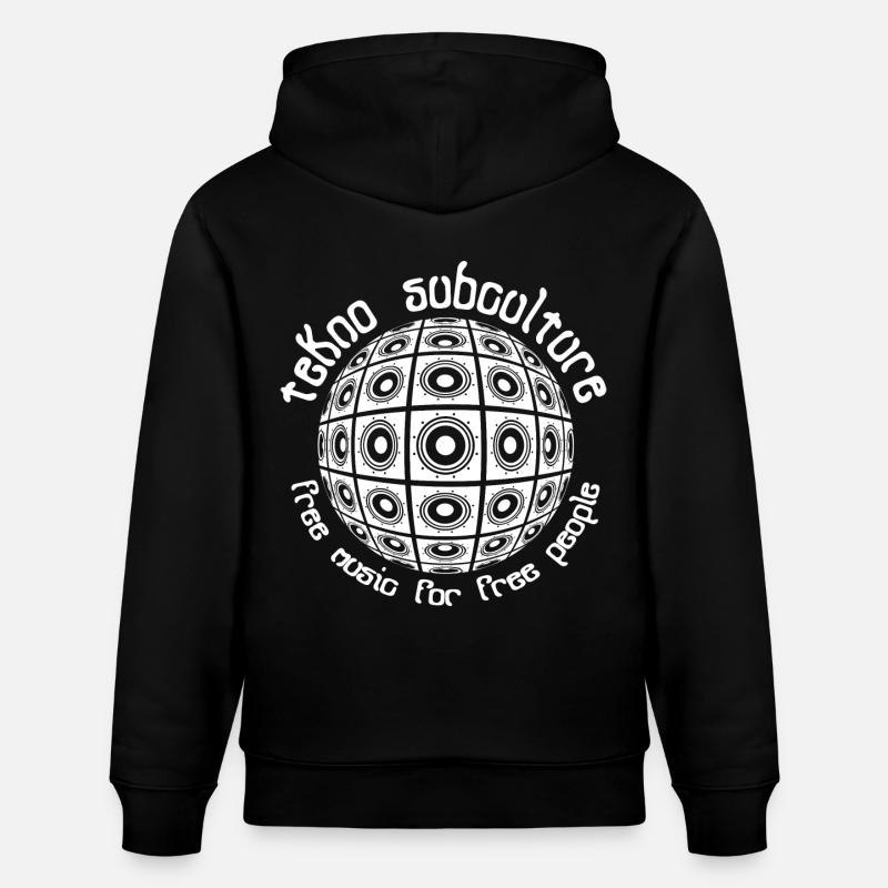 tekno sous-culture - Sweat à capuche bio CRUISER Stanley/Stella Unisexe - noir