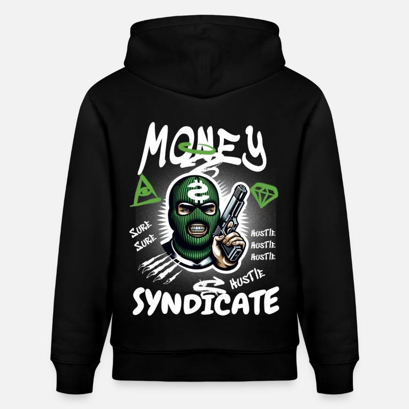 Syndicat de gangsters - Sweat à capuche bio CRUISER Stanley/Stella Unisexe - noir