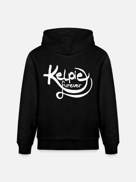 Kelpie furever - Stanley/Stella Unisex Bio-Hoodie CRUISER  - Schwarz
