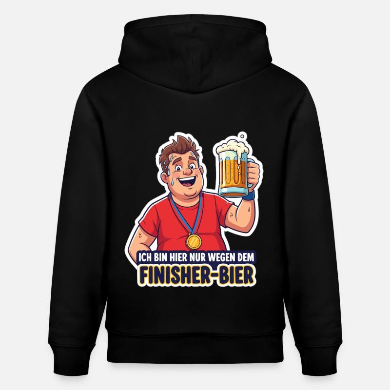 Finisher-Bier - Stanley/Stella Unisex Bio-Hoodie CRUISER  - Schwarz