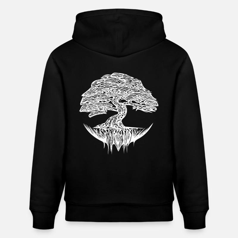 Bonsaï élégant - Sweat à capuche bio CRUISER Stanley/Stella Unisexe - noir
