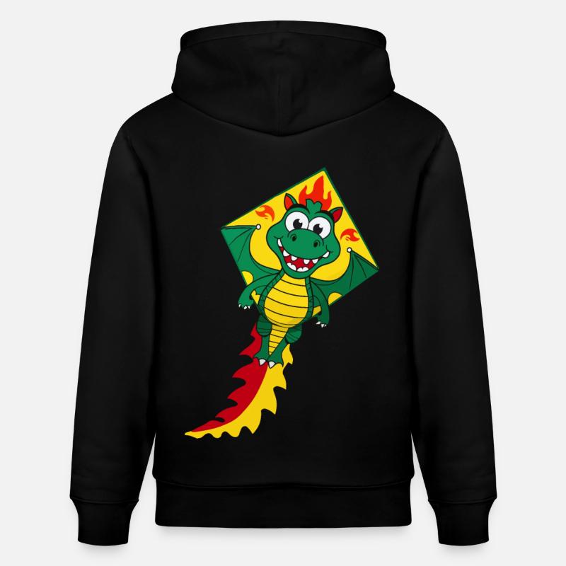Cerf-volant mignon - Sweat à capuche bio CRUISER Stanley/Stella Unisexe - noir