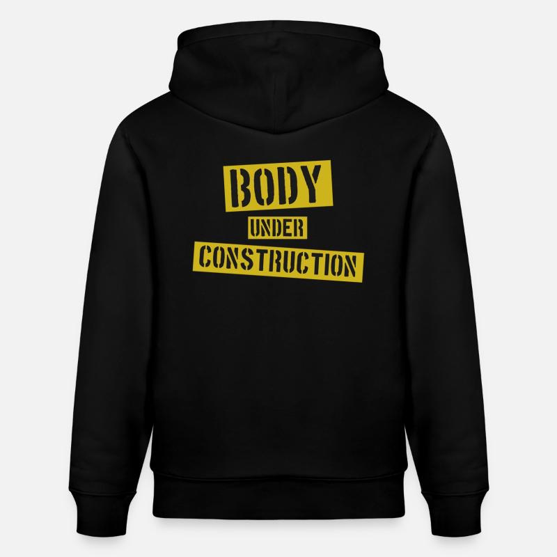 Carrosserie en construction - Sweat à capuche bio CRUISER Stanley/Stella Unisexe - noir