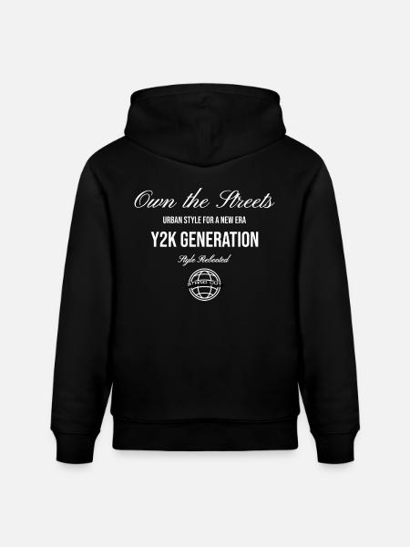 Own the Streets streetwear Design - Stanley/Stella CRUISER Unisex Organic Hoodie - black