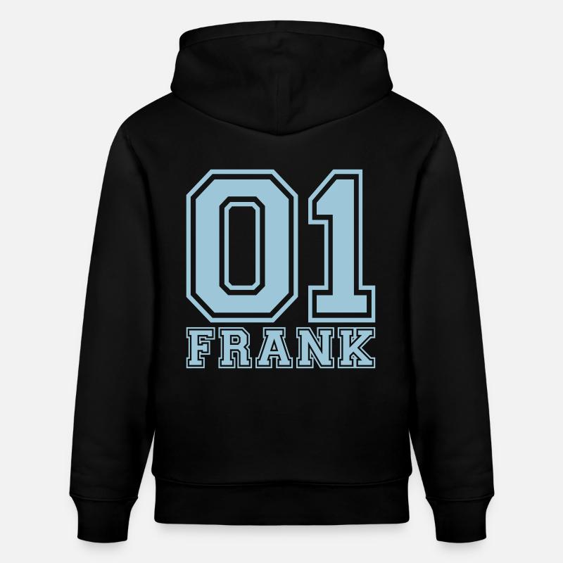 Frank - Nom - Sweat à capuche bio CRUISER Stanley/Stella Unisexe - noir