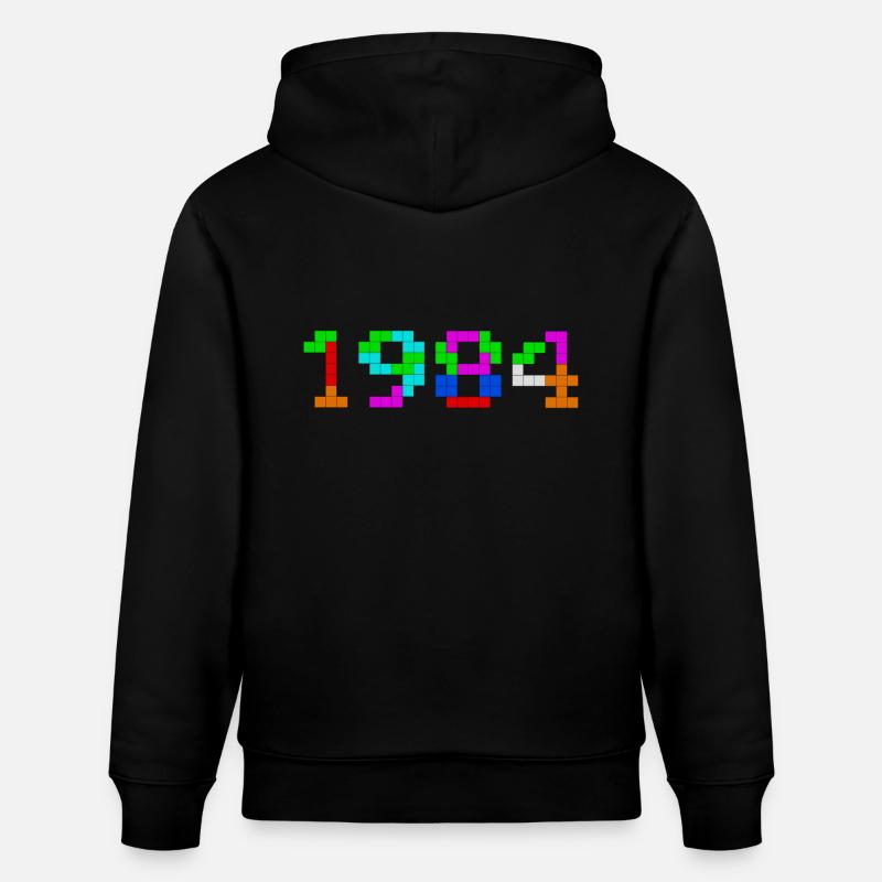 1984 - Sweat à capuche bio CRUISER Stanley/Stella Unisexe - noir