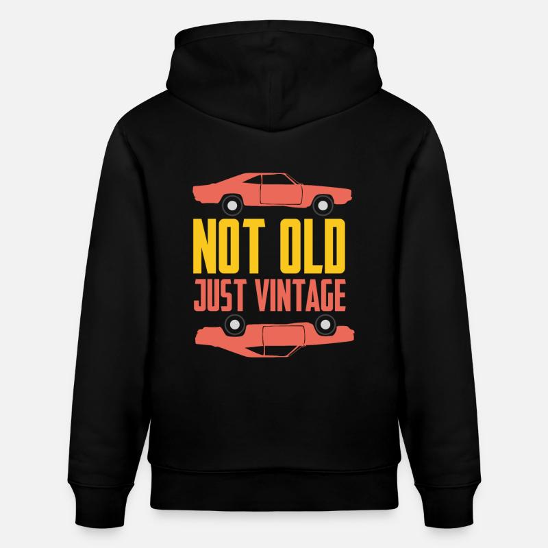 Oldtimer - Stanley/Stella Unisex Bio-Hoodie CRUISER  - Schwarz