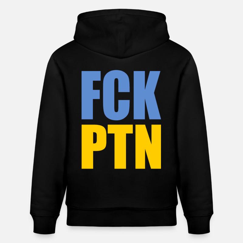 Fck ptn - Sweat à capuche bio CRUISER Stanley/Stella Unisexe - noir