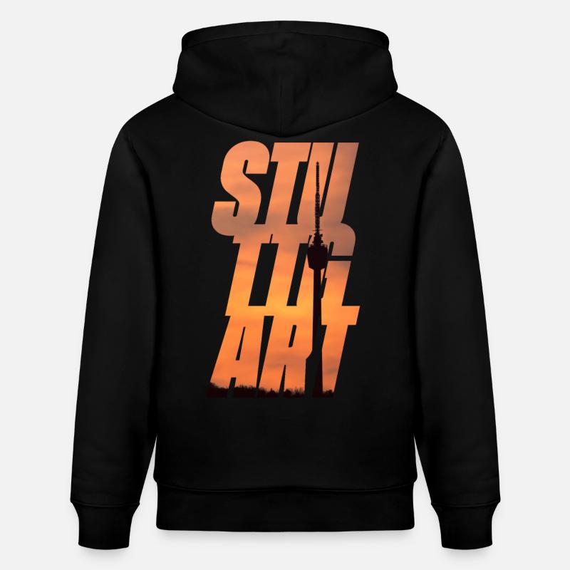 Stuttgart - Stanley/Stella Unisex Bio-Hoodie CRUISER  - Schwarz
