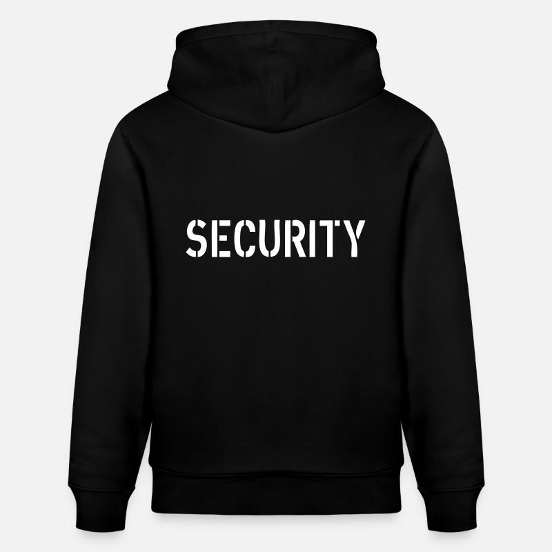 Security - Sweat à capuche bio CRUISER Stanley/Stella Unisexe - noir