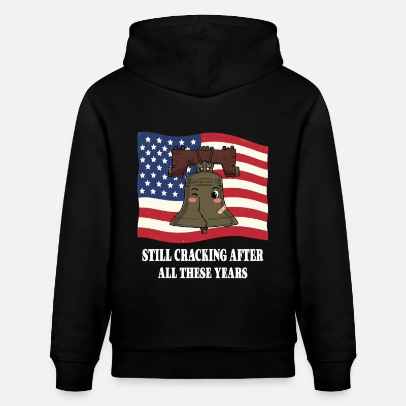 Cloche de la Liberté - Sweat à capuche bio CRUISER Stanley/Stella Unisexe - noir