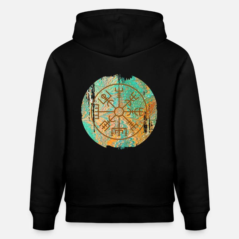 Vegvisir E 36 - Sweat à capuche bio CRUISER Stanley/Stella Unisexe - noir