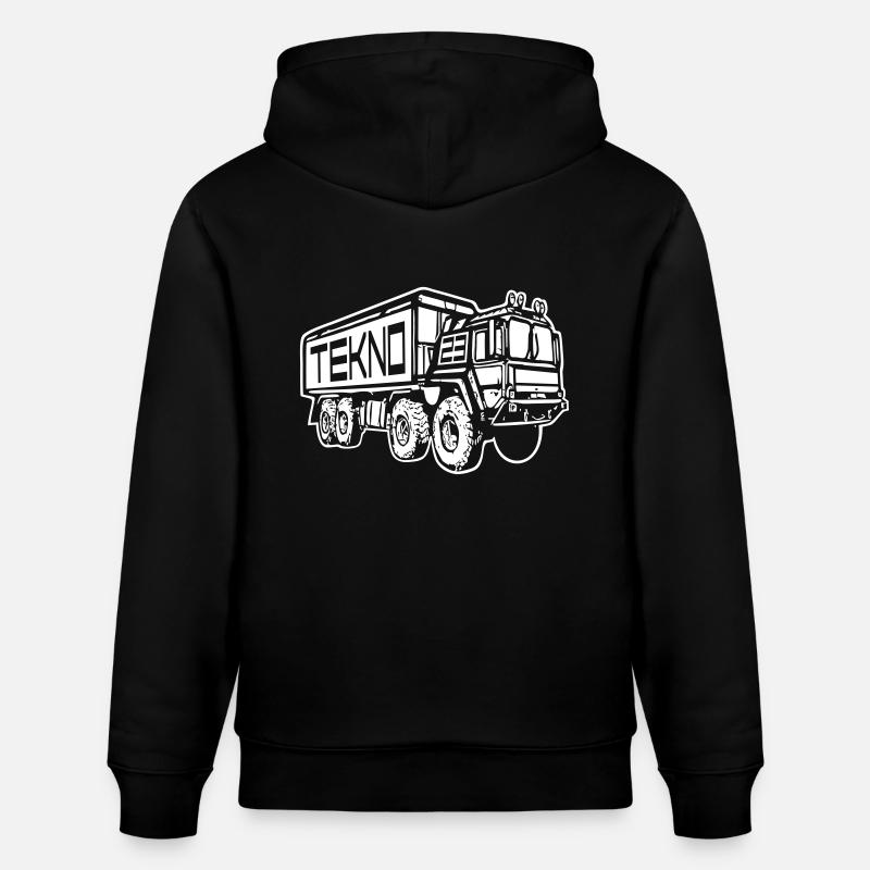 003 camion tekno 23 - Sweat à capuche bio CRUISER Stanley/Stella Unisexe - noir