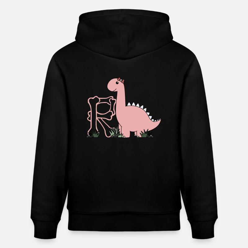 Lettre R - Sweat à capuche bio CRUISER Stanley/Stella Unisexe - noir